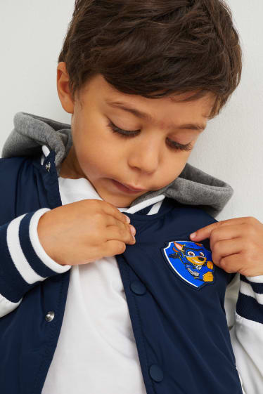 Kinder Buben - PAW Patrol - Blouson mit Kapuze - dunkelblau