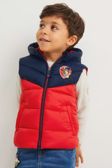 Kinderen: jongens - PAW Patrol - gewatteerde bodywarmer - rood