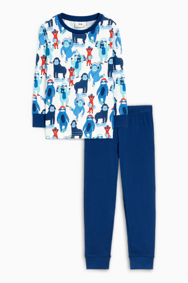 Enfants garçons - Pyjama - 2 pièces - bleu