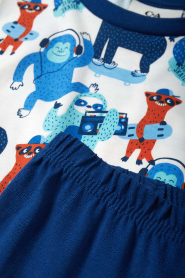 Enfants garçons - Pyjama - 2 pièces - bleu