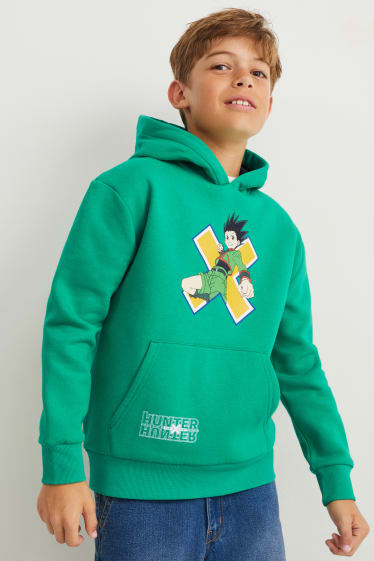 Enfants garçons - Hunter x Hunter - sweat à capuche - vert