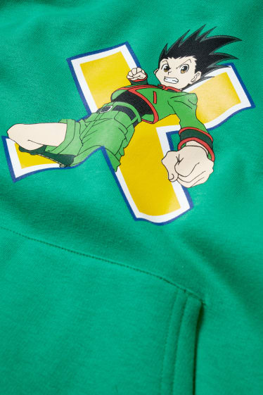 Enfants garçons - Hunter x Hunter - sweat à capuche - vert