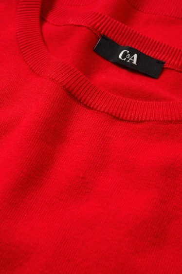 Damen - Pullover - rot