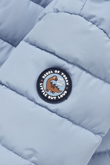 Nadó nen - Jaqueta embuatada amb caputxa per a nadó - blau clar