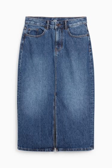 Damen - Jeansrock - jeansblau