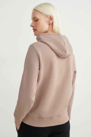 Women - Basic hoodie - beige