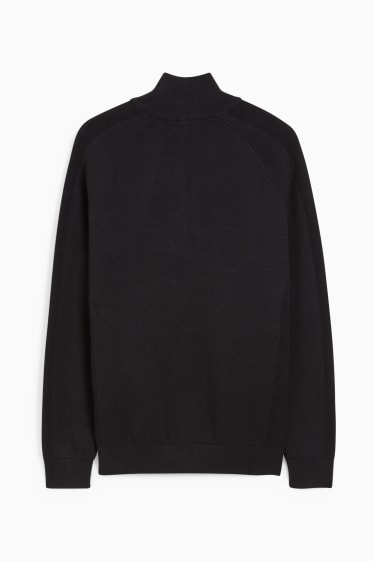 Men - Cardigan - dark blue