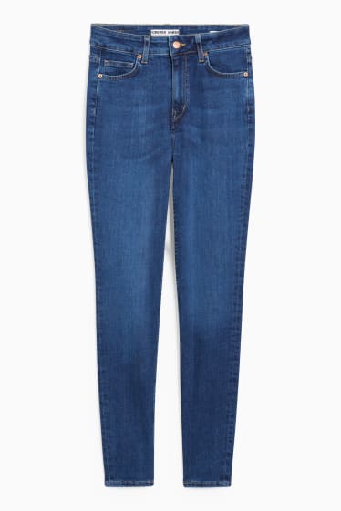 Donna - Skinny jeans - vita alta - jeans blu