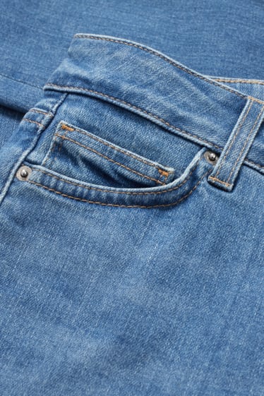 Femmes - Skinny jeans - high waist - jean bleu