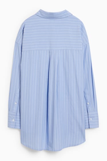 Teens & young adults - CLOCKHOUSE - blouse - striped - light blue