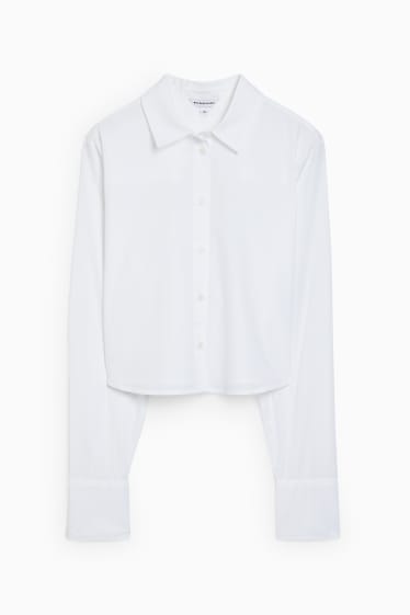 Teens & young adults - CLOCKHOUSE - cropped blouse - white