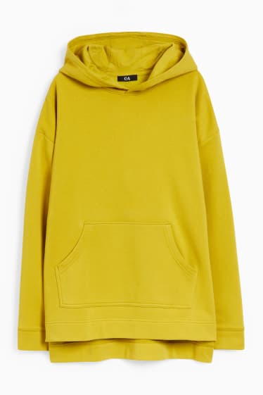 Damen - Basic-Hoodie - gelb