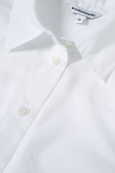 Dona - Brusa crop - blanc