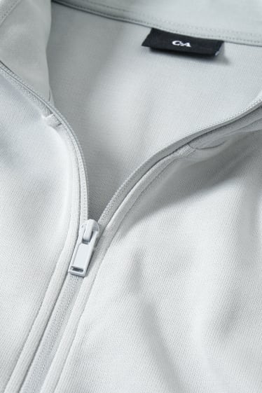 Men - Zip-through sweatshirt - light gray
