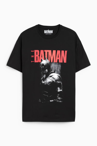 Uomo - T-shirt - Batman - nero