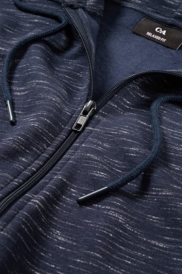 Men - Zip-through hoodie - dark blue