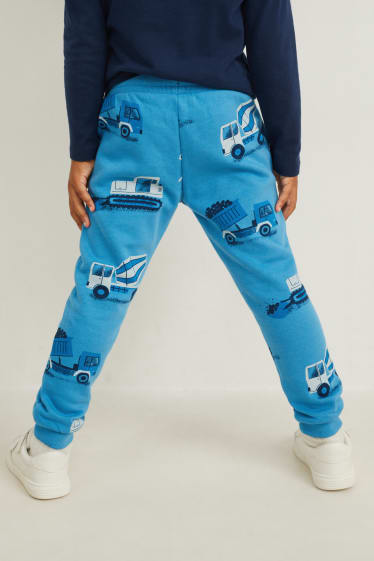 Enfants garçons - Lot de 5 - pantalons de jogging - bleu foncé