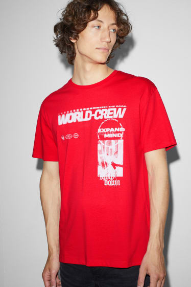 Men - T-shirt - red