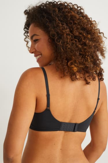 Femmes - Soutien-gorge d'allaitement sans armatures - ampliforme - noir