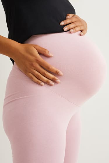 Damen - Multipack 2er - Umstands-Radlerhose - pink