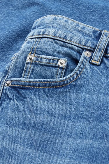 Women - CLOCKHOUSE - wide leg jeans - high waist - blue denim