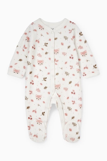 Baby Mädchen - Baby-Schlafanzug - cremeweiß