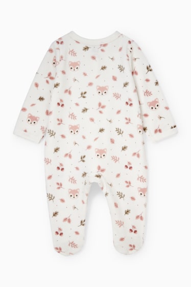 Baby Mädchen - Baby-Schlafanzug - cremeweiß
