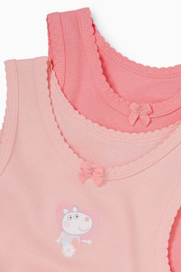 Children - Multipack of 2 - Peppa Pig - vest - pink