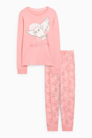 Bambine - Harry Potter - pigiama - 2 pezzi - fucsia