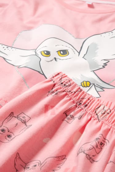 Bambine - Harry Potter - pigiama - 2 pezzi - fucsia