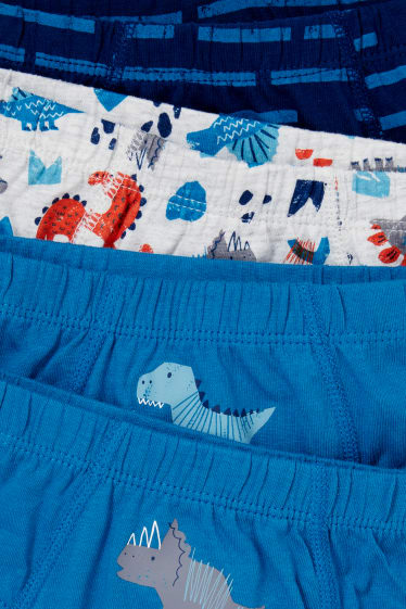 Enfants - Lot de 6 - culottes - bleu foncé