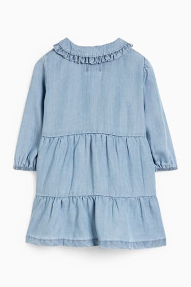 Babys - Baby-Jeanskleid - hellblau