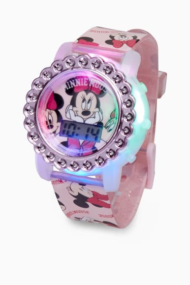 Nena - Minnie Mouse - rellotge - rosa