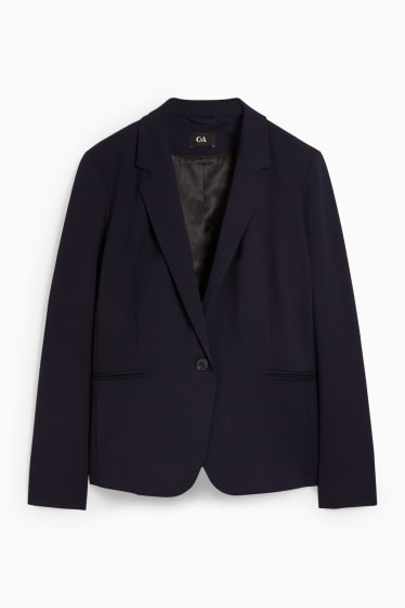 Femmes - Blazer - slim fit - bleu foncé