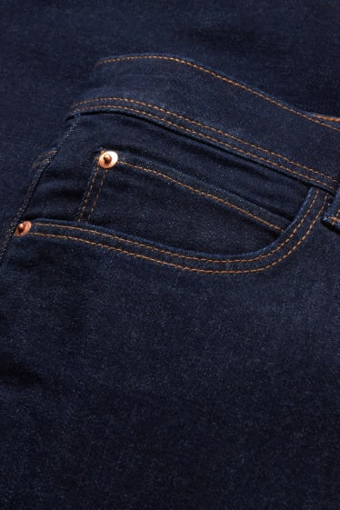 Donna - Straight jeans - vita alta - LYCRA® - jeans blu scuro