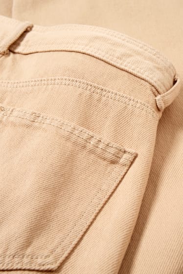 Bambine - Jeans a gamba larga - beige