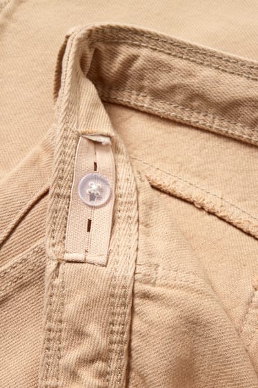Bambine - Jeans a gamba larga - beige