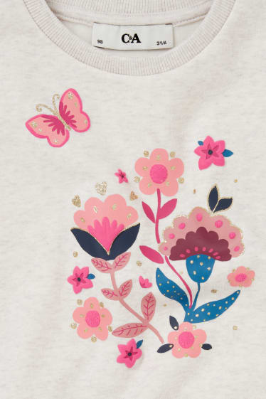 Kinder Mädchen - Sweatshirt - hellbeige