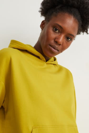 Damen - Basic-Hoodie - gelb
