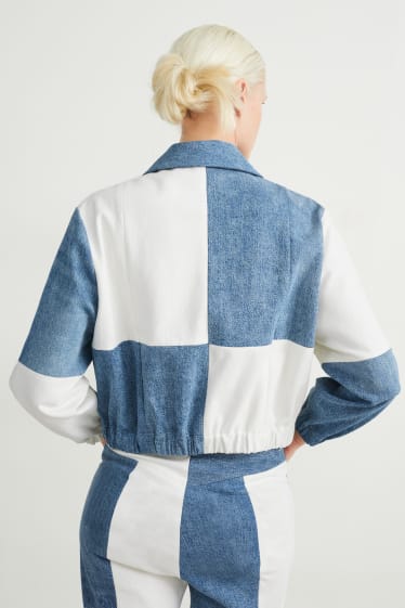 Dames - C&A x  E.L.V. Denim - spijkerjasje - jeanslichtblauw