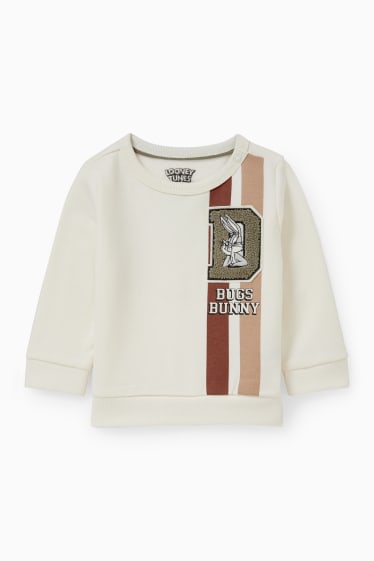 Bébés - Looney Tunes - sweat pour bébé - blanc crème