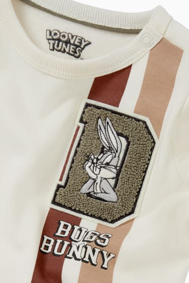 Bébés garçons - Looney Tunes - sweat pour bébé - blanc crème
