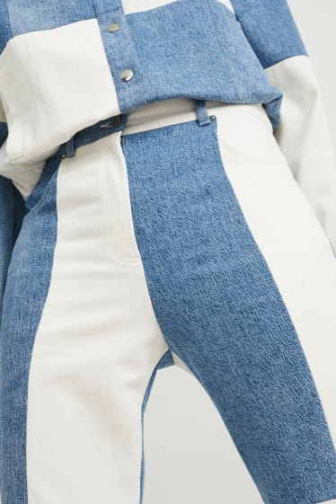 Damen - C&A x  E.L.V. Denim - Flared Jeans - High Waist - jeansblau