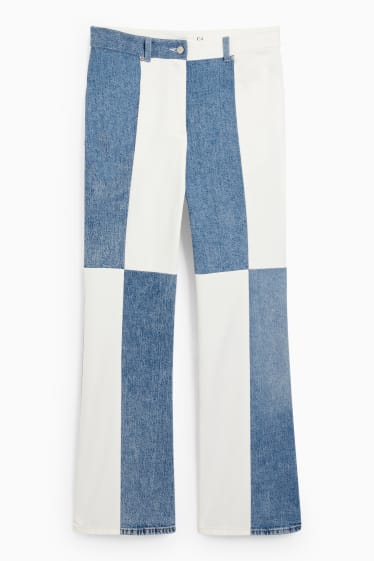 Damen - C&A x E.L.V. Denim - Flared Jeans - High Waist - jeansblau