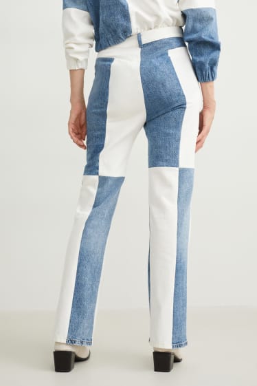 Dámské - C&A x  E.L.V. Denim - flared jeans - high waist - džíny - modré