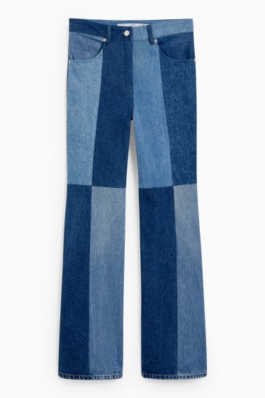 Damen - C&A x E.L.V. Denim - Flared Jeans - High Waist - jeansblau