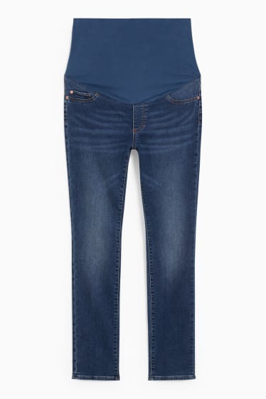 Femei - Jeans gravide - jegging jeans - denim-albastru