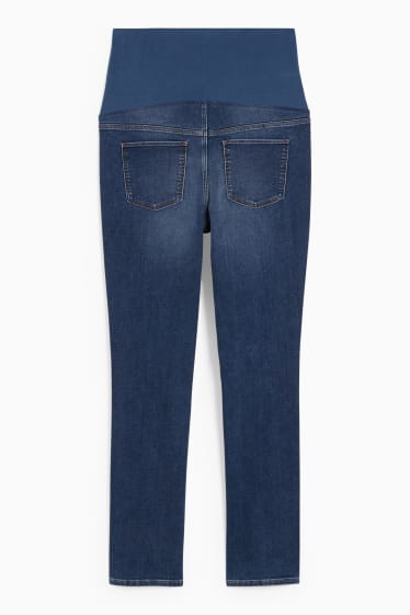 Femei - Jeans gravide - jegging jeans - denim-albastru