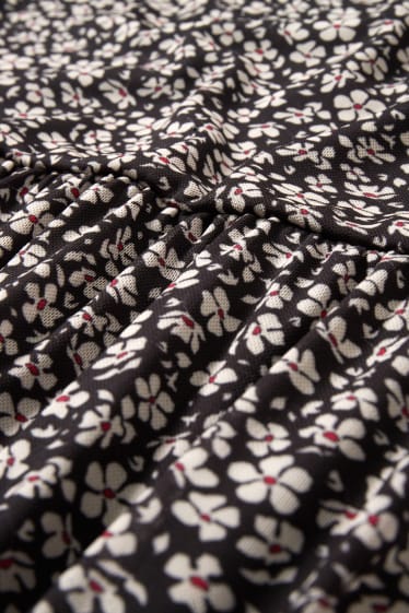 Dona - Vestit de maternitat - de flors - negre/blanc