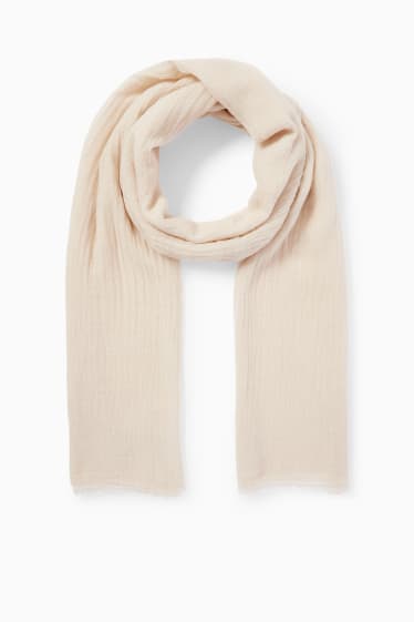 Donna - Sciarpa - beige chiaro